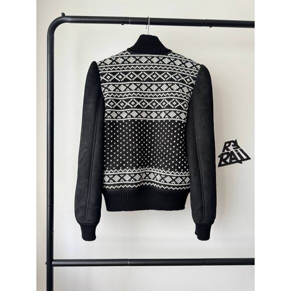 Very Rare Ralph Lauren Purple Label Juliet Shearling Bomber - Picture 3 of 7